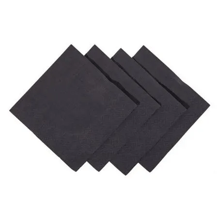 Black napkin
