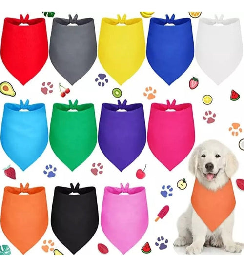 Placeholder image - blank dog bandanas bulk pack