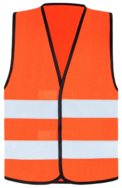 Orange Hi-Vis Waistcoat front