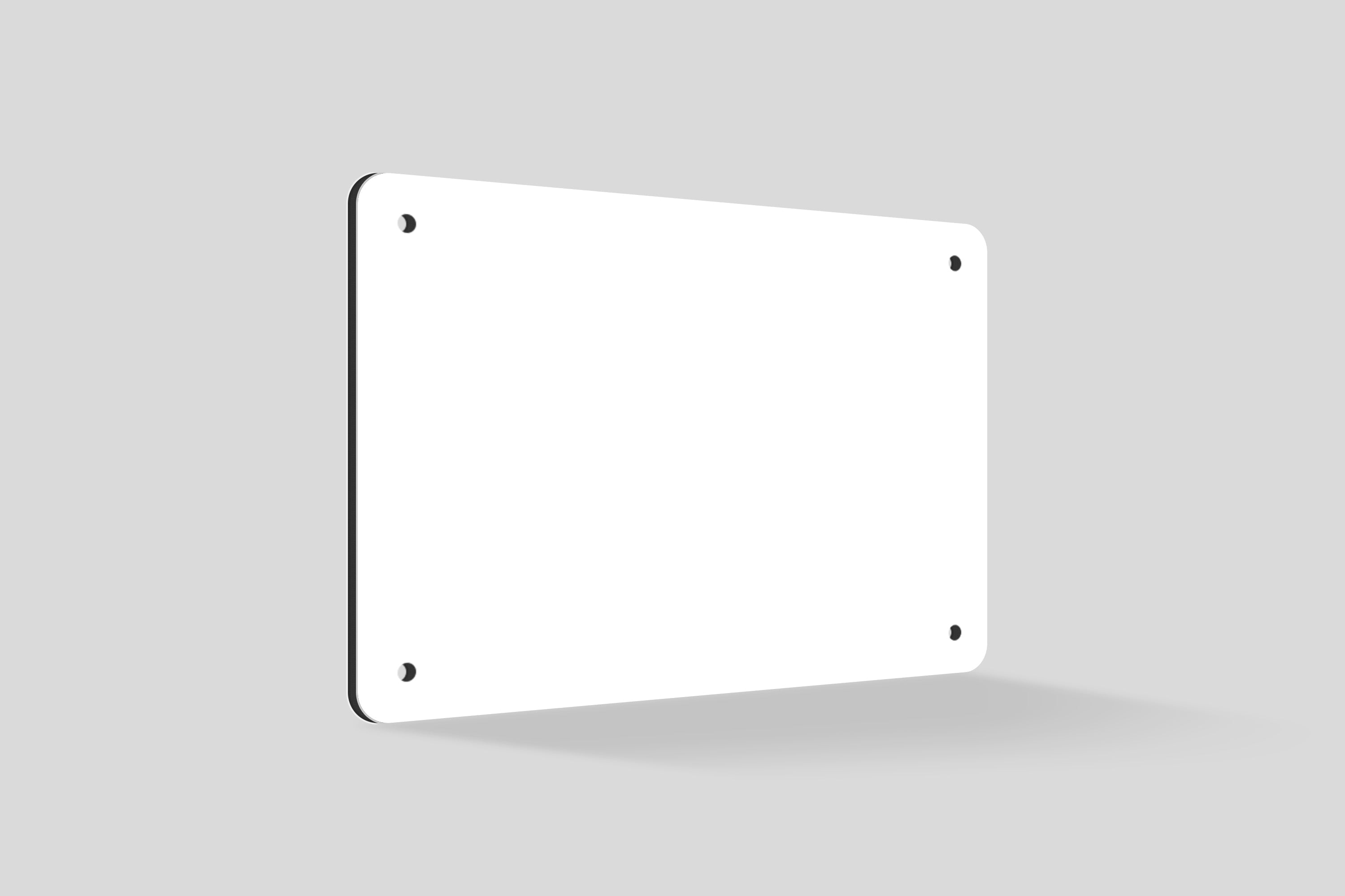 Aluminium composite blank no artwork