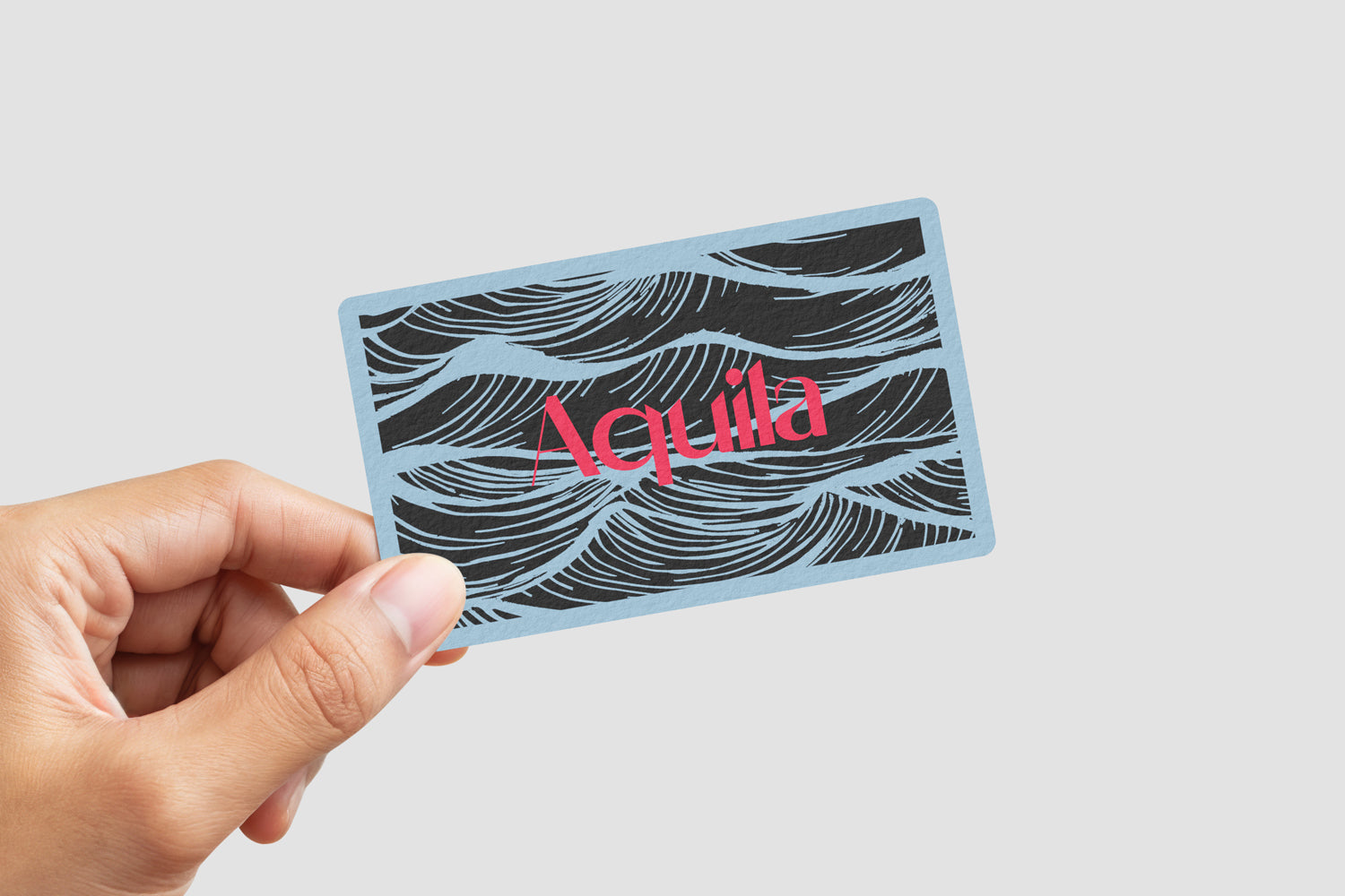 Rounded corner business card