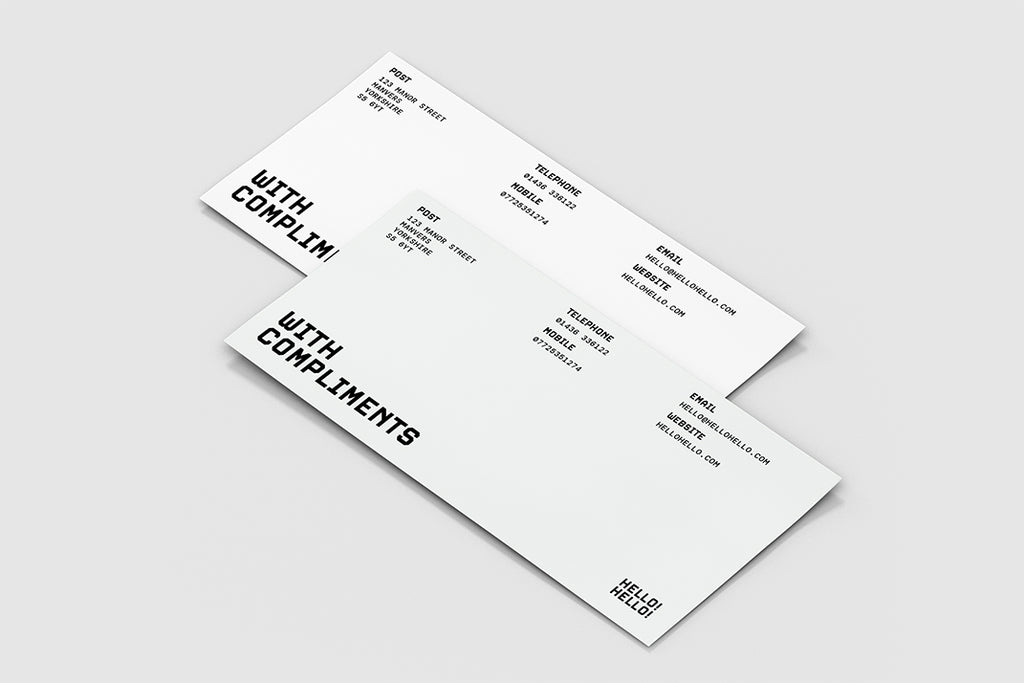 Compliment slip