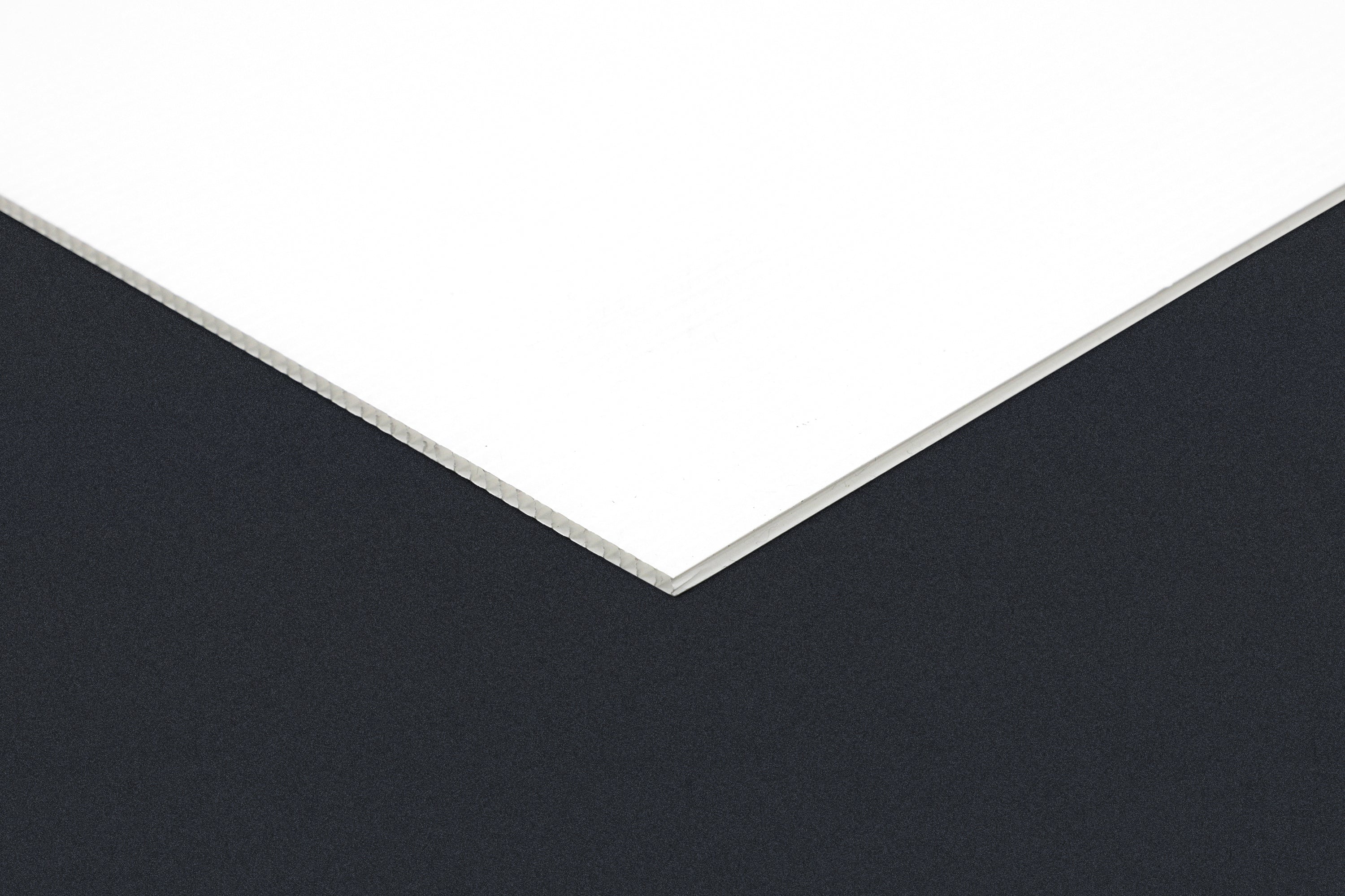 Correx board dark background