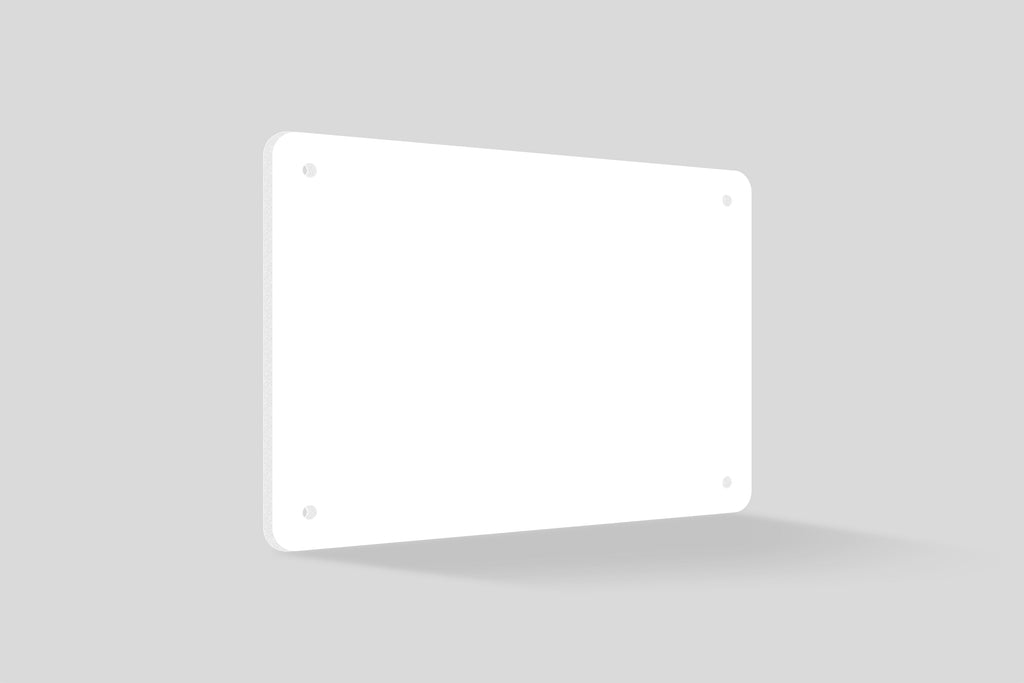Foam board blank no artwork