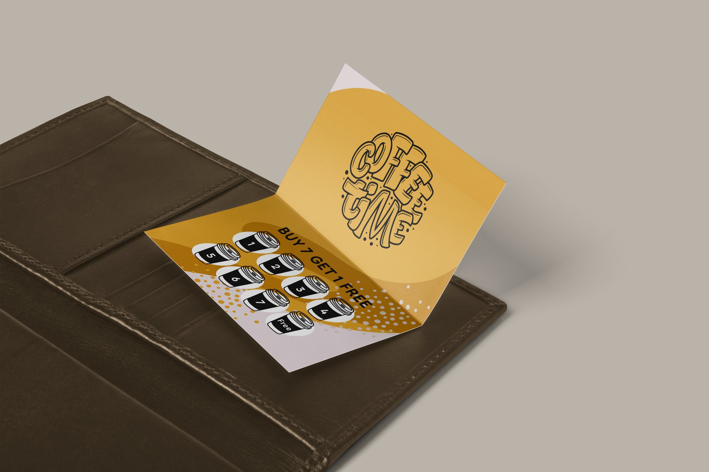 Folded business card 01