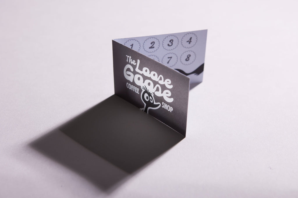 Folded business card 10