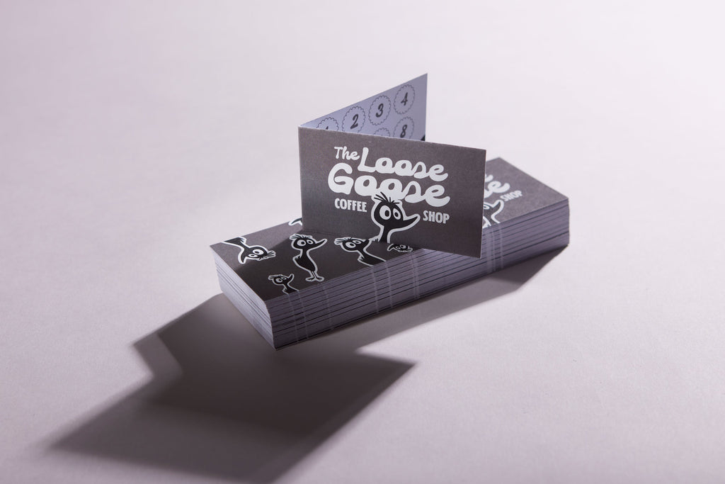 Folded business card 12