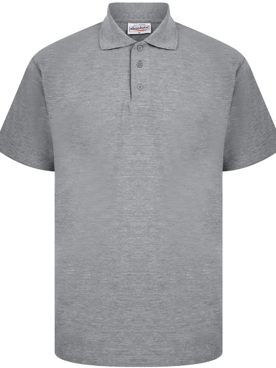 Grey polo front