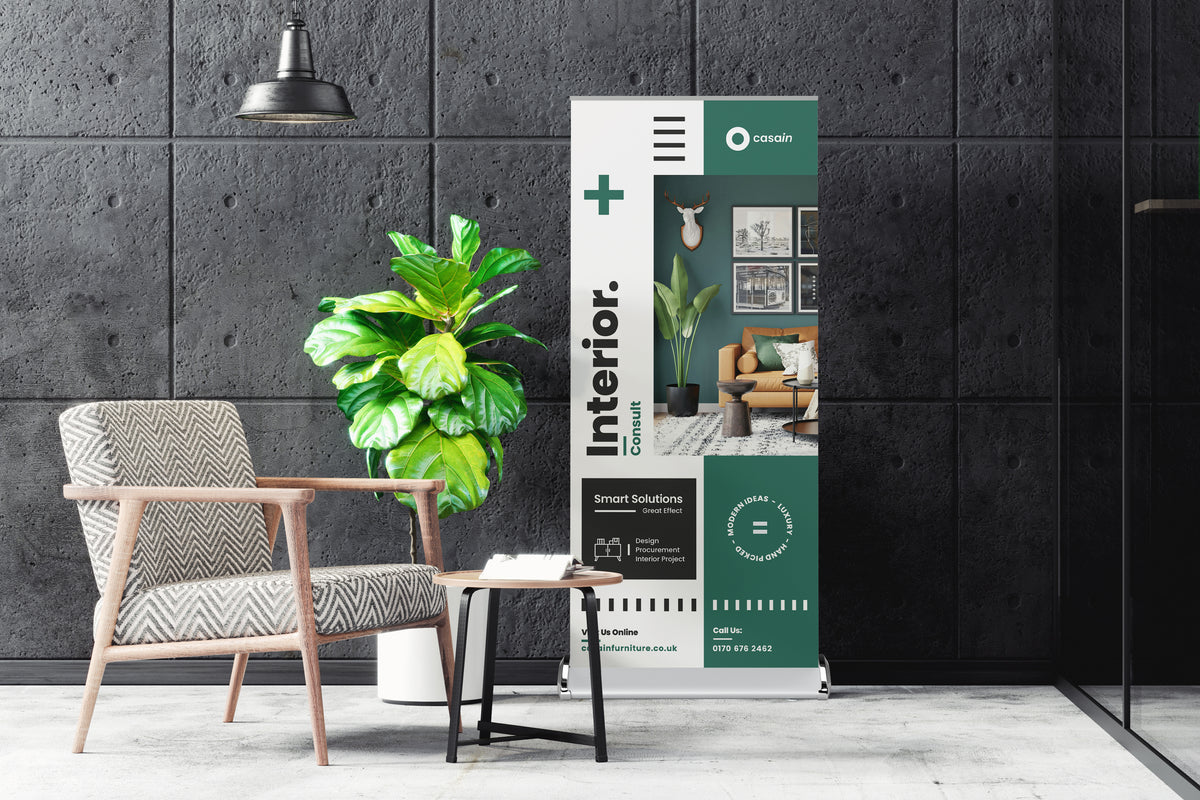 Premium roller banner
