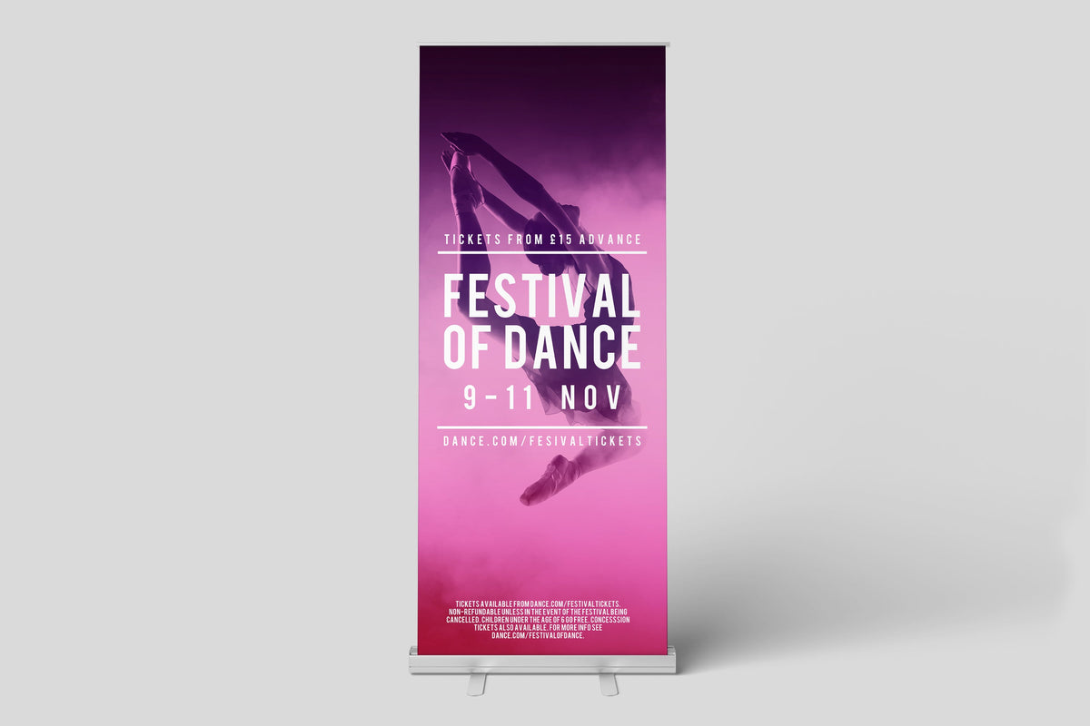Standard roller banner detail