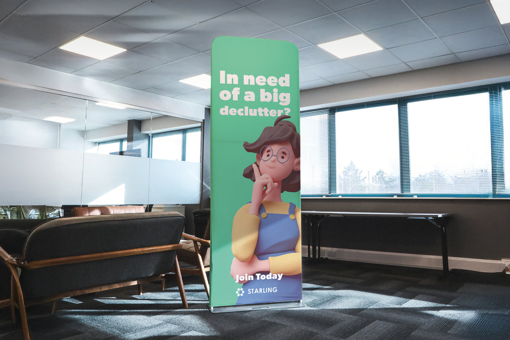 Stretch fabric banner