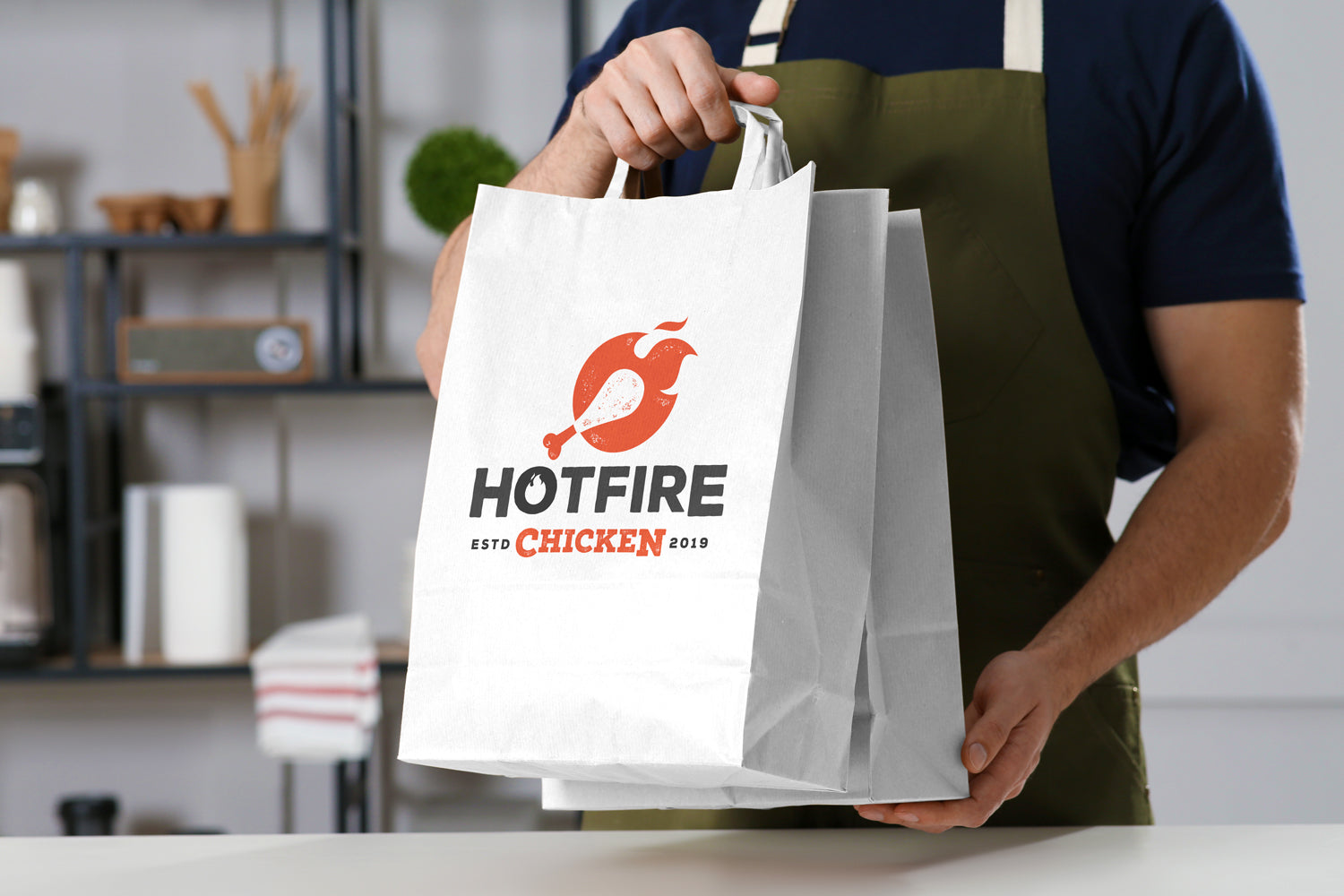 White paper bag