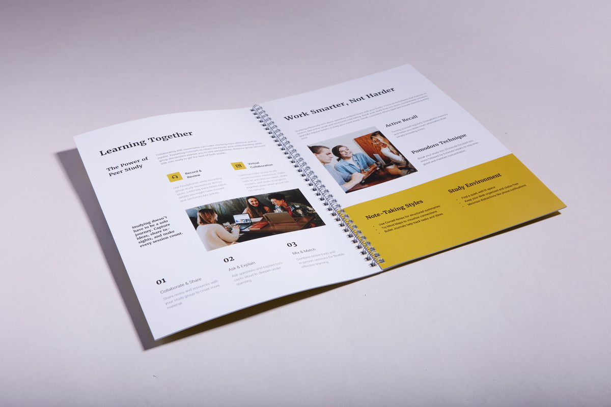 Wiro-bound booklet 10